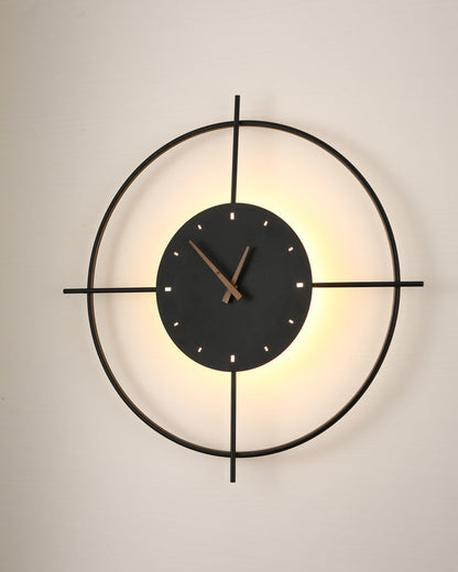Diff Wall Clock with Led Light-DF6085