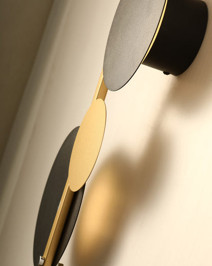 Diff  Sculptural Wall Clock with Led Light-DF6087