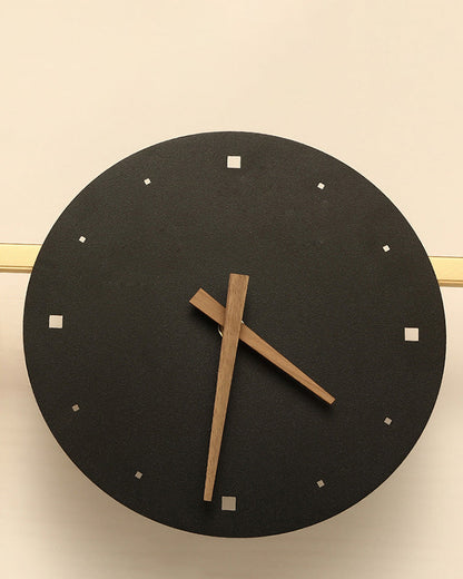 Diff  Sculptural Wall Clock with Led Light-DF6087