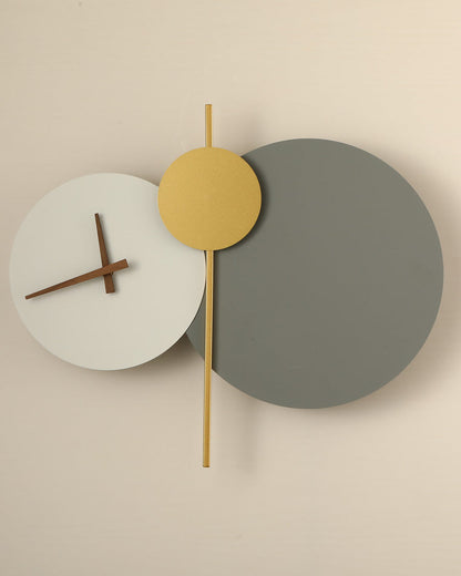 Diff Sculptural Wall Clock with Led Light-DF6089