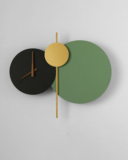 Diff Sculptural Wall Clock with Led Light-DF6089