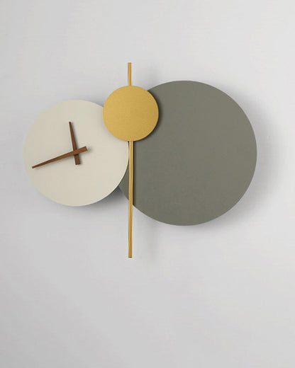 Diff Sculptural Wall Clock with Led Light-DF6089