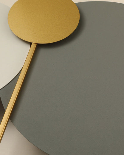 Diff Sculptural Wall Clock with Led Light-DF6089