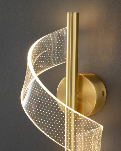 Diff Ribben Brass Wall Sconce-DF6092