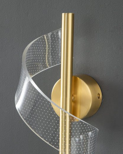 Diff Ribben Brass Wall Sconce-DF6092