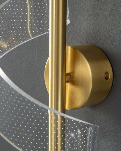 Diff Ribben Brass Wall Sconce-DF6092
