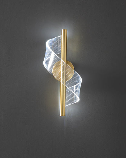 Diff Ribben Brass Wall Sconce-DF6092