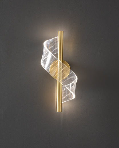Diff Ribben Brass Wall Sconce-DF6092