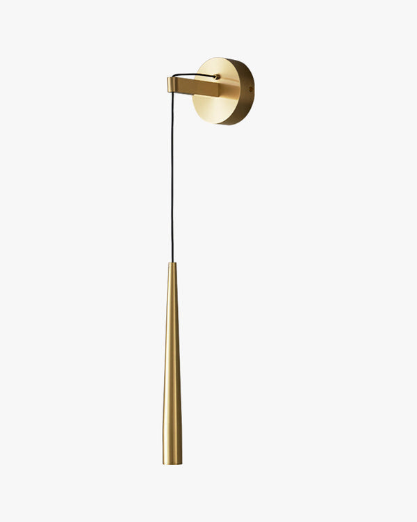 Diff Dimmable Hanging Cone Brass Wall Sconce-DF6093