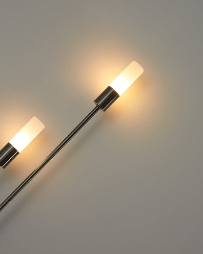 Diff Black and Brass Modern Candelabra Wall Sconce-DF6096