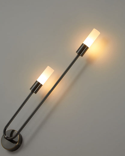 Diff Black and Brass Modern Candelabra Wall Sconce-DF6096