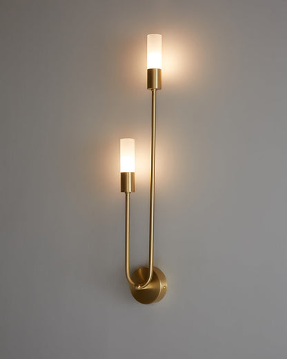 Diff Black and Brass Modern Candelabra Wall Sconce-DF6096
