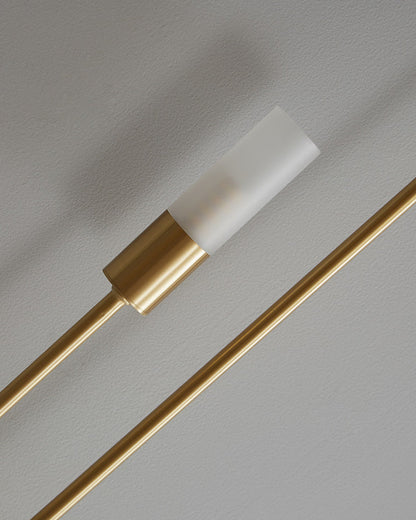 Diff Black and Brass Modern Candelabra Wall Sconce-DF6096