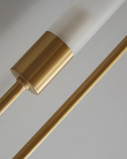 Diff Black and Brass Modern Candelabra Wall Sconce-DF6096