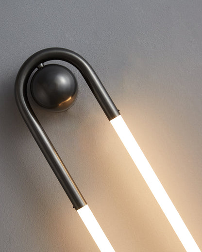 Diff Dimmble Oval Led Brass Wall Sconce with Remote-DF6097