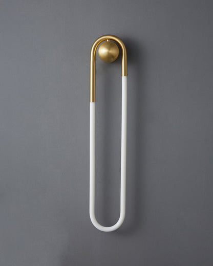 Diff Dimmble Oval Led Brass Wall Sconce with Remote-DF6097