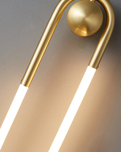 Diff Dimmble Oval Led Brass Wall Sconce with Remote-DF6097