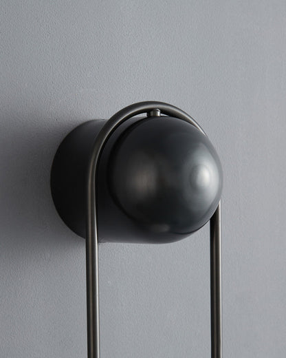 Diff Milk Glass Globe Brass Wall Sconce-DF6098