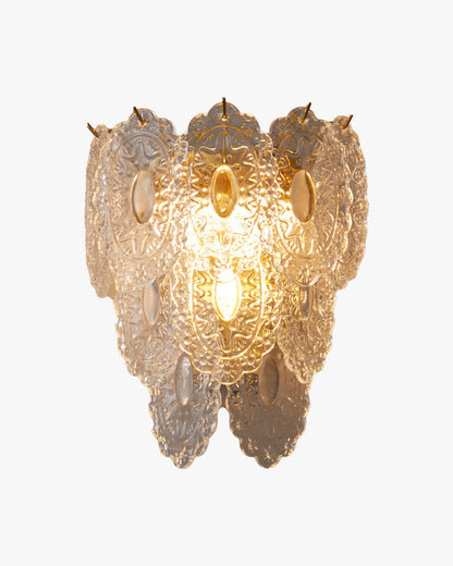 Diff Leaf Glass Wall Sconce-DF6099