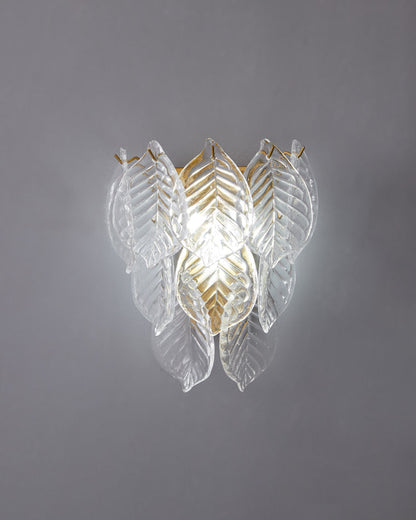 Diff Leaf Glass Wall Sconce-DF6099