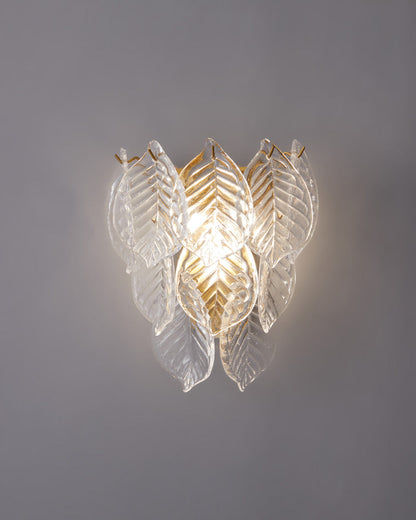 Diff Leaf Glass Wall Sconce-DF6099