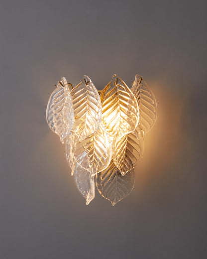 Diff Leaf Glass Wall Sconce-DF6099