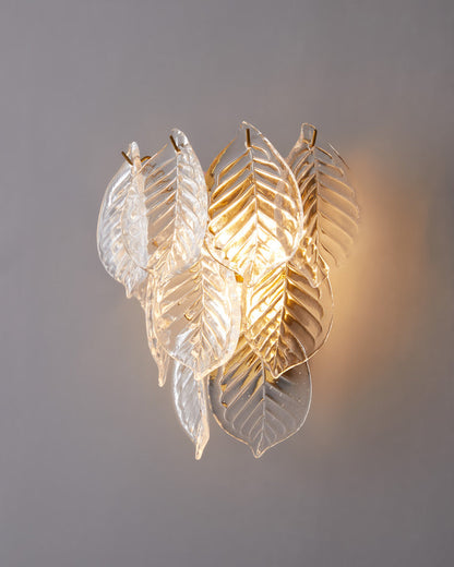 Diff Leaf Glass Wall Sconce-DF6099