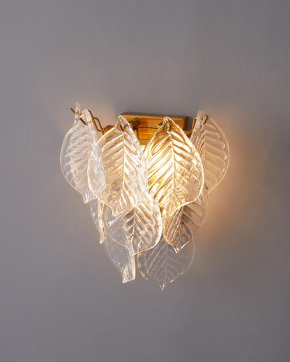 Diff Leaf Glass Wall Sconce-DF6099