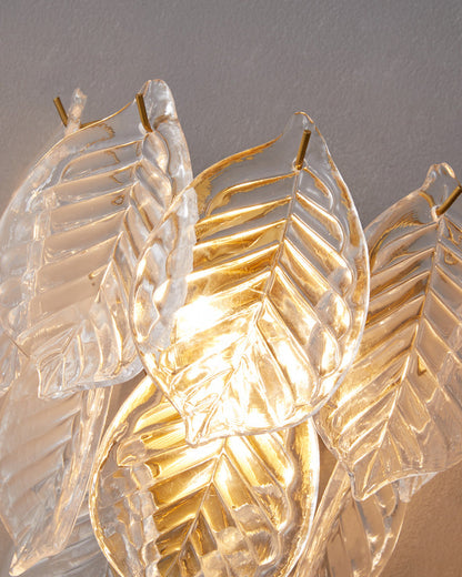 Diff Leaf Glass Wall Sconce-DF6099