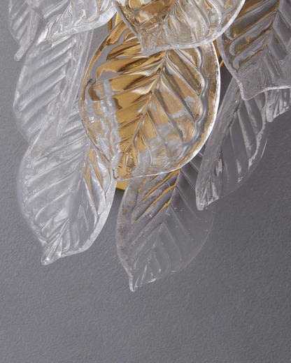 Diff Leaf Glass Wall Sconce-DF6099