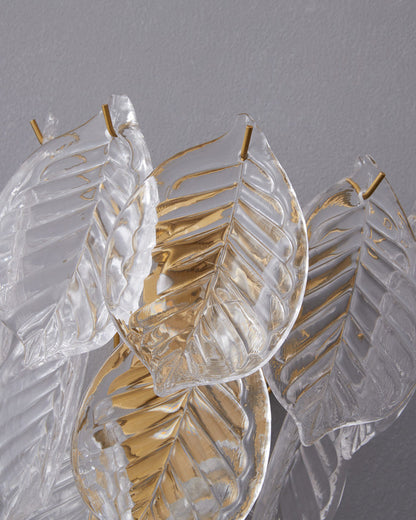 Diff Leaf Glass Wall Sconce-DF6099