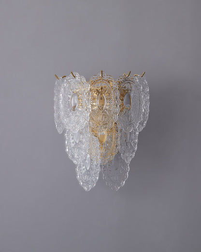 Diff Leaf Glass Wall Sconce-DF6099