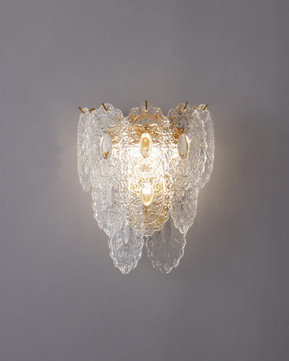Diff Leaf Glass Wall Sconce-DF6099
