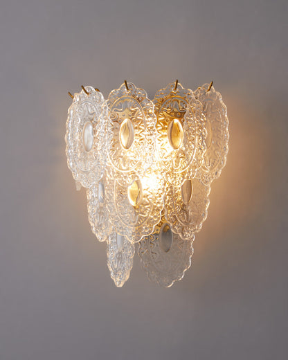Diff Leaf Glass Wall Sconce-DF6099