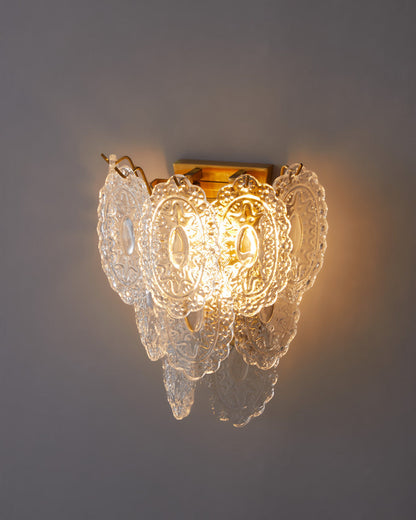 Diff Leaf Glass Wall Sconce-DF6099