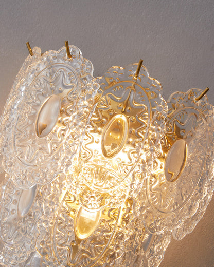 Diff Leaf Glass Wall Sconce-DF6099
