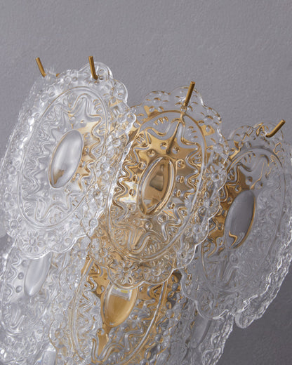 Diff Leaf Glass Wall Sconce-DF6099