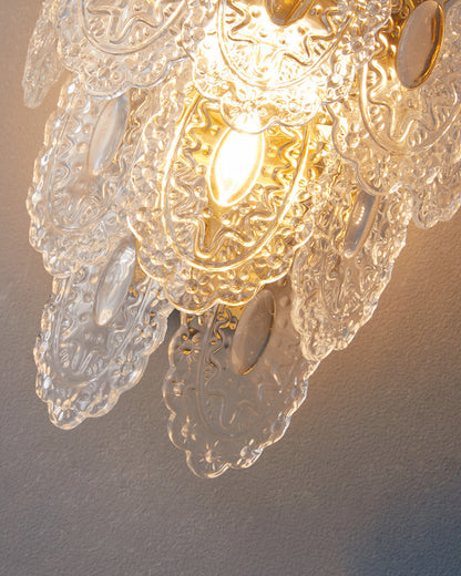 Diff Leaf Glass Wall Sconce-DF6099