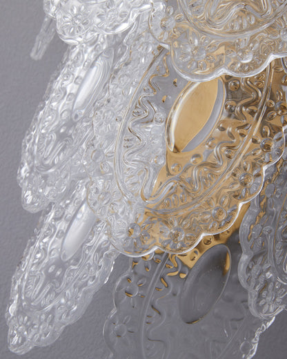Diff Leaf Glass Wall Sconce-DF6099