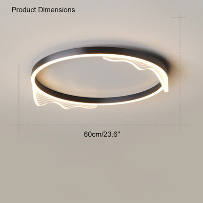 Diff Wavy Round Integrated Led Ceiling Light-DF1035