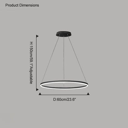 Diff Ring Pendant Light-DF2030