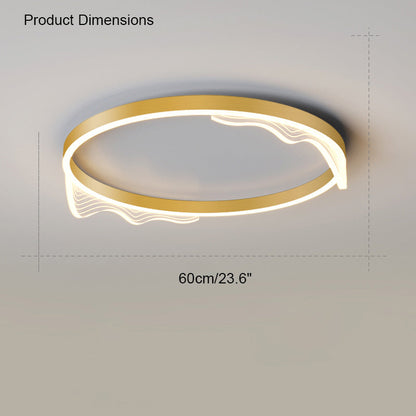 Diff Wavy Round Integrated Led Ceiling Light-DF1035