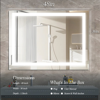 Anti-Fog & Dimming Led Bathroom Vanity Mirror-DG2024