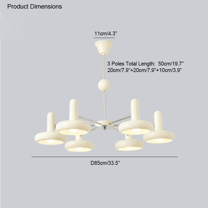 Diff Adjustable Shaded Chandelier-DF2136