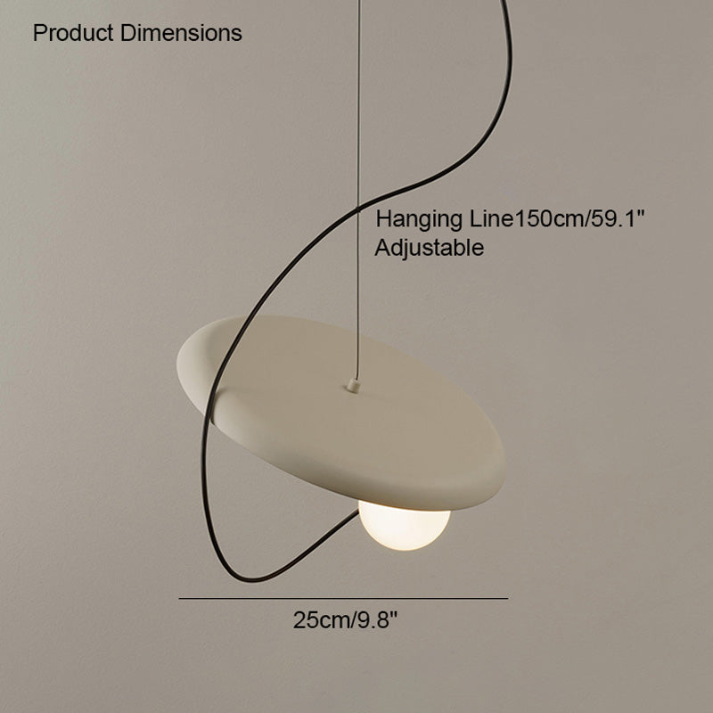 Diff Acoustic Disc Pendant Light-DF2080