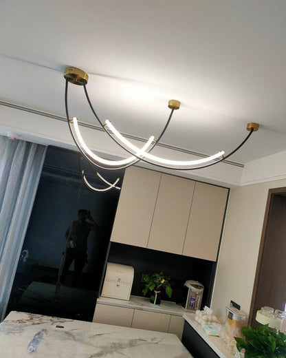 Diff Arc Acrylic Chandelier-DF2288