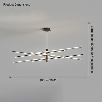 Diff Adjustable Linear Led Chandelier-DF2026