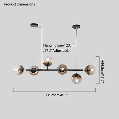 Diff Linear Globe Chandelier-DF2070