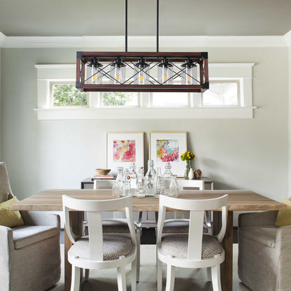 5-Light Retro Farmhouse Chandelier -DG2005