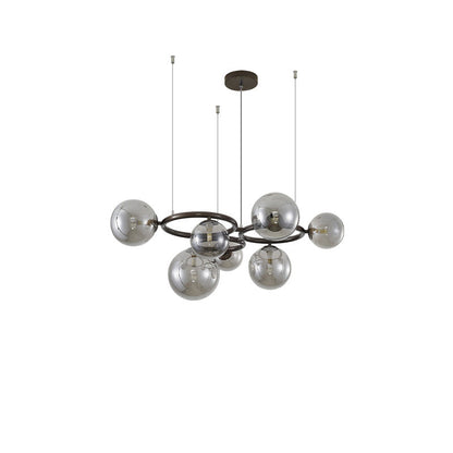 Diff Colored Glass Ball Chandelier-DF2253